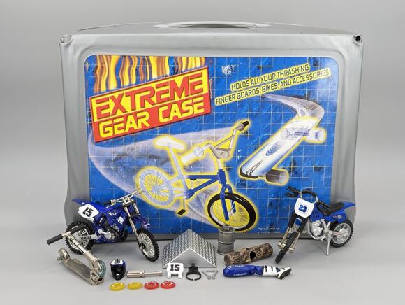 Tara Toy Corp Other - Tara Toy Extreme Gear Case Fingerboards Bikes Collectors Case W/ Accessories